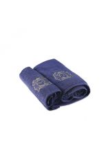 DOLCE BAGNO Набор из 2-х полотенец: 100х150, 50х90 см, 100% хлопок, Синий, 26060