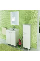 COMFORTY. Тумба-умывальник &quot;Флоренция-60&quot; белая с раковиной COMFORTY 603