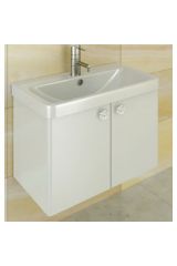 COMFORTY. Тумба-умывальник &quot;Флоренция-70 П&quot; белая с раковиной COMFORTY 703