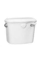 IMPERO Бачок подвесной низкий, для напольного WC, с отв. для ручки слива, керамика, Белый, ML.IMP-25.318.BI