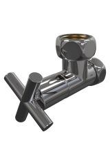 Вентиль угловой крест г/г (цилиндр) G 1&quot; НГ х G 3/4&quot; НГ арт. 06449