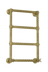 CLEOPATRA Полотенцесушитель водяной h710/790х410/490 мм,, Бронза, ML.CLE-HY.800.BR