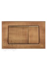 METAL DUAL Клавиша двойная универсальная h163x243 мм.(металл), Бронза, ML.PLC-27.051.BR