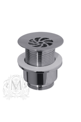 RICAMBI DAISY Слив для раковины d-63 mm 1&quot;1/2 без перелива с решёткой, Золото, ML.RIC-10.125.DO