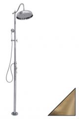 OXFORD Душевая напольная колонна со смесителем,верхним душем и ручной лейкой., Бронза, ML.OXF-6370.BI.BR