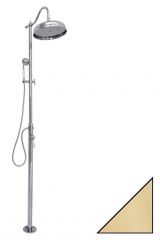 OXFORD Душевая напольная колонна со смесителем,верхним душем и ручной лейкой., Золото, ML.OXF-6370.BI.DO