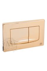 RIVER DUAL Клавиша двойная универсальная h165x245 мм.(пластик), Золото, ML.PLC-27.052.DO