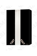 Подвесной шкаф Ницца 60 чёрный