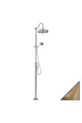 OXFORD Душевая напольная колонна со смесителем,верхним душем и ручной лейкой, Бронза, ML.OXF-6371.BI.BR