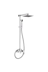 Душевая колонна со смесителем для ванны, верхним и ручным душем Cezares QUATTRO-CVD-01