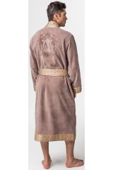 Халат для ванной банный махровый Миглиоре (Migliore), Tesoro, капучино, 54-56