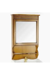 BELLA Зеркало-шкаф L72xH112xP21,5 cм., Noce Napoli, 25943