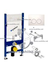 SET: Duofix UP182 с бачком 3/6л+111.839.00.1 +115.125.11.1 +верхн.планка +шпильки, Geberit 458.162.11.1