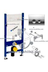 SET: Duofix UP182 с бачком 3/6л +111.839.00.1 +115.125.21.1 +верхн.планка +шпильки, Geberit 458.162.21.1