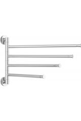 Держатель полотенец   ВЕЕР-4 поворотный / L 425 (Золото) 03-3010-4425