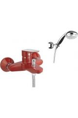 Смеситель Fiore Kevon Chic 81RX8150 для ванны (красный) red/chrome