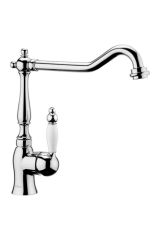 Смеситель для кухни Webert Kitchen Valentino VA920302 Хром/белый