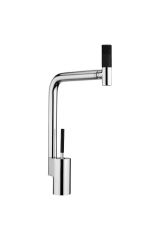 Смеситель для кухни Webert Kitchen 360° TS920302 Хром/черный