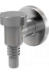 для стиральной машины ALCAPLAST наружный хромированный (APS1)