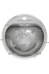 Reginox Atlantis L LUX OSP  (c/box) ∅ 460, нержавеющая сталь, зеркальная полировка