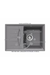 Reginox Bergamo 10 small  Croma, гранит