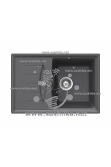 Reginox Bergamo 10 small  Titanium, гранит