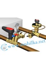 DP/Venturi FODRV с дренажём р/р Ду 25 Broen Ballorex® 45550010-021003+4555000S-001003