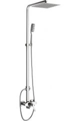 CITY-F-CD-01 Душевая стойка со смесителем с верхним и ручным душем CEZARES CITY-F-CD-01