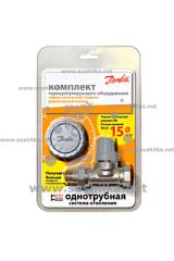 терморегулятора RA-G/RA 2994, Ду 20 прямой, упаковка-блистер, Danfoss 013G2146