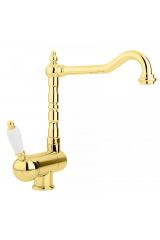 Смеситель кухонный однорычажный с регулируемым углом наклона излива Cezares ELITE-LLPM2-03/24-Bi