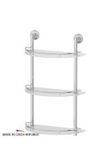 FBS ELL 082 Полка полукруглая с ограничителем 40 см тройная