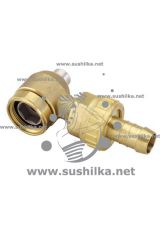 Спускной кран для RLV, RLV-K, RLV-KD с насадкой под шланг, Danfoss, 003L0152