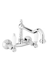 Кухонный смеситель настенного монтажа FIRST-LLP-03/24-Bi