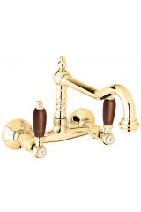 Кухонный смеситель настенного монтажа Cezares FIRST-LLP-03/24-Nc