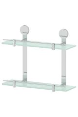 ARTWELLE Harmonie 037 Полка стеклянная двойная 40 см