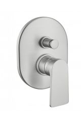 LAGOS-VDIM-NOP Встраиваемый однорычажный смеситель для душа с переключателем на 2 выхода, исполнение черный матовый CEZARES LAGOS-VDIM-NOP