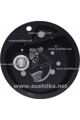 Reginox Lecco ∅ 510 Midnight Black, гранит