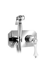 Встраиваемый однорычажный смеситель с гигиеническим душем Cezares MARGOT-DIF-03/24-Bi