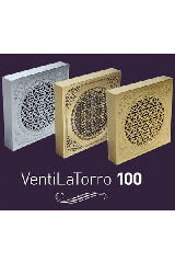 Migliore ML.VTR-50.510 CR, D100 мм, с декоративной решеткой 160x160 мм, хром