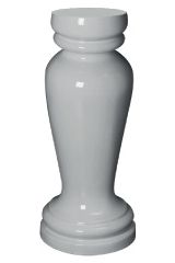 IMPERO Колонна тюльпана, керамика, Белый, ML.IMP-25.307.BI