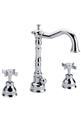 Migliore PRINCETON смеситель для раковины на 3 отверстия Золото ML.PRN-812.DO