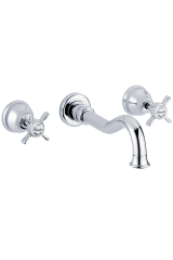 Migliore PRINCETON смеситель для раковины скрытого монтажа настенный Золото ML.PRN-869.DO