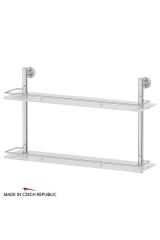 FBS NOS 065 Полка с ограничителем 60 см двойная (стекло)
