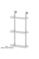 FBS NOS 067 Полка с ограничителем 30 см тройная (стекло)