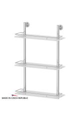 FBS NOS 068 Полка с ограничителем 40 см тройная (стекло)
