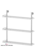 FBS NOS 070 Полка с ограничителем 60 см тройная (стекло)