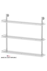 FBS NOS 071 Полка с ограничителем 70 см тройная (стекло)