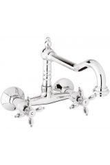 Кухонный смеситель настенного монтажа NOSTALGIA-LLP-02