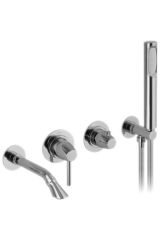 Смеситель для ванны Webert Opera moderna ОЕ860312 Графит