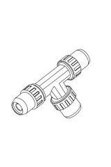 Тройник 32-20-25 (Un), EFU322025.0032